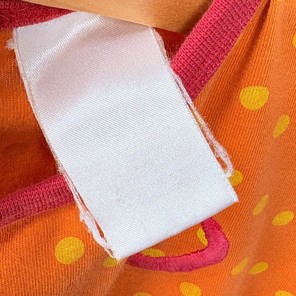 Vintage Disney Winnie the Pooh Y2K Orange Polka Dot Romper Outfit 3m / 6m - Picture 15 of 16